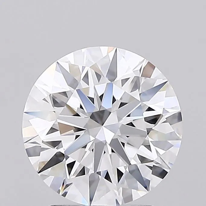 2.07ct Round Lab Grown Diamond (Colour D, Clarity IF, Cut ID, IGI Certified)