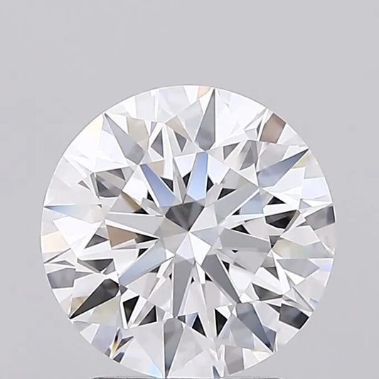 2.07ct Round Lab Grown Diamond (Colour D, Clarity IF, Cut ID, IGI Certified)