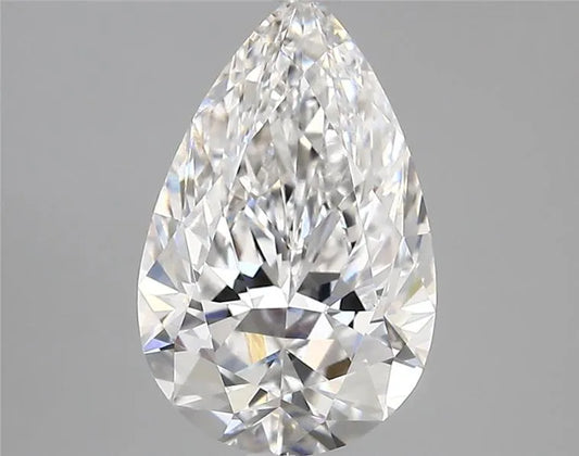 2.40ct Pear Lab Grown Diamond (Colour D, Clarity VVS2, IGI Certified)