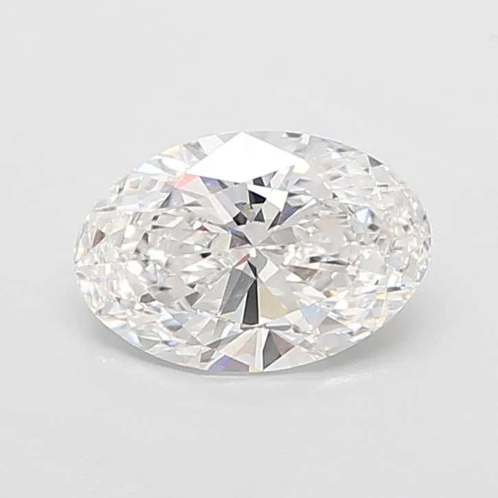 2.50ct Oval Lab Grown Diamond (Colour D, Clarity IF, IGI Certified)