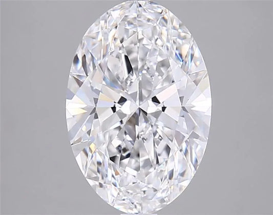 2.50ct Oval Lab Grown Diamond (Colour D, Clarity IF, IGI Certified)