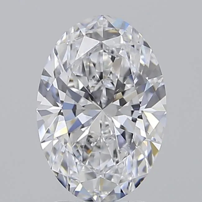 2.50ct Oval Lab Grown Diamond (Colour D, Clarity IF, IGI Certified)