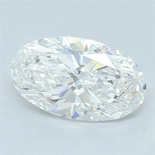 2.51ct Oval Lab Grown Diamond (Colour E, Clarity VS1, IGI Certified)