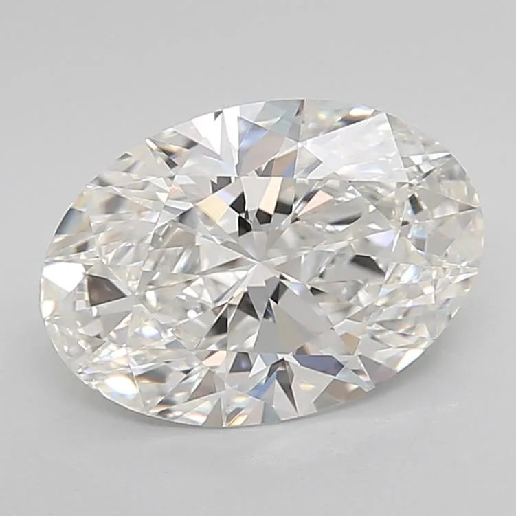 2.54ct Oval Lab Grown Diamond (Colour G, Clarity IF, Cut EX, IGI Certified)