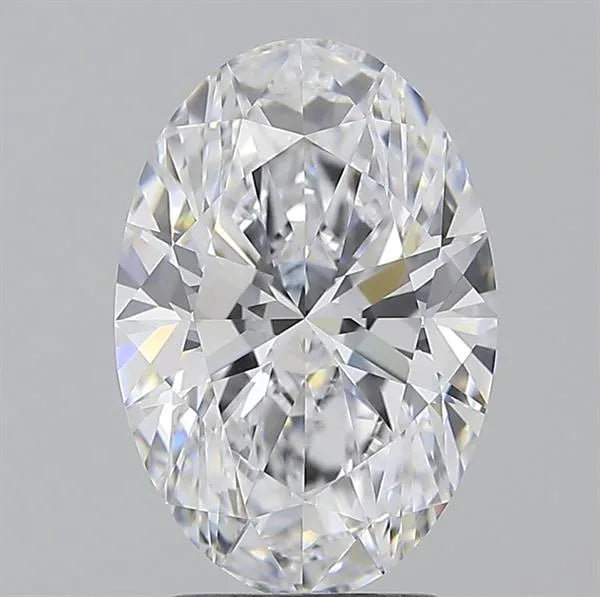 2.56ct Oval Lab Grown Diamond (Colour D, Clarity IF, IGI Certified)