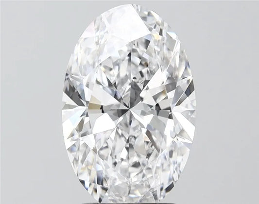 2.60ct Oval Lab Grown Diamond (Colour D, Clarity VVS2, IGI Certified)