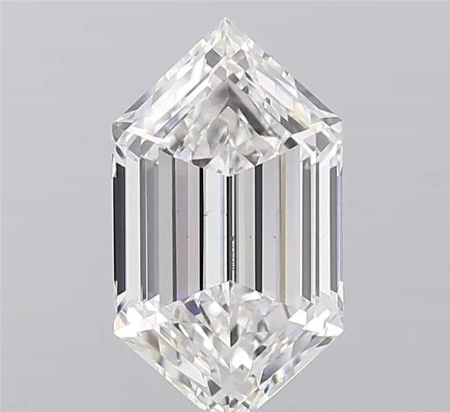 2.75ct Hexagonal Lab Grown Diamond (Colour E, Clarity VS1, IGI Certified)