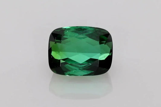 2.91ct Cushion Natural Tourmaline (Colour Green, Clarity Eye Clean, Cut Faceted)