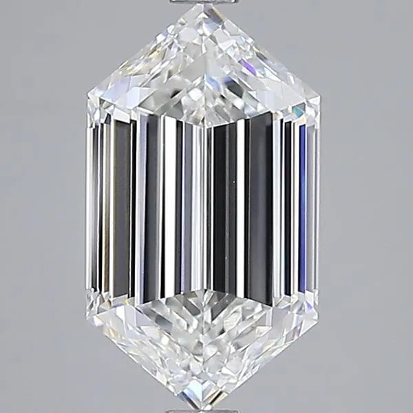 2.91ct Hexagonal Lab Grown Diamond (Colour E, Clarity VS1, IGI Certified)