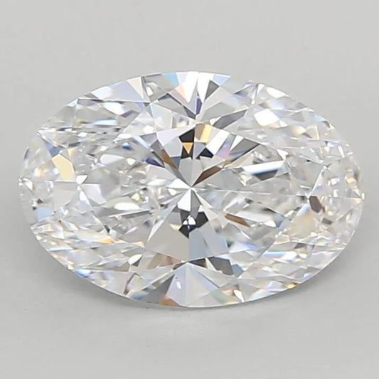 3.01ct Oval Lab Grown Diamond (Colour D, Clarity IF, IGI Certified)