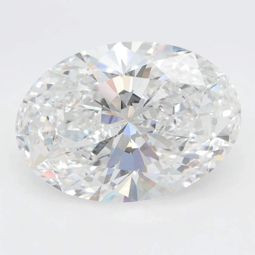 3.10ct Oval Lab Grown Diamond (Colour E, Clarity VS1, GIA Certified)