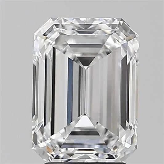 3.02ct Emerald Lab Grown Diamond (Colour D, Clarity VVS1, IGI Certified)