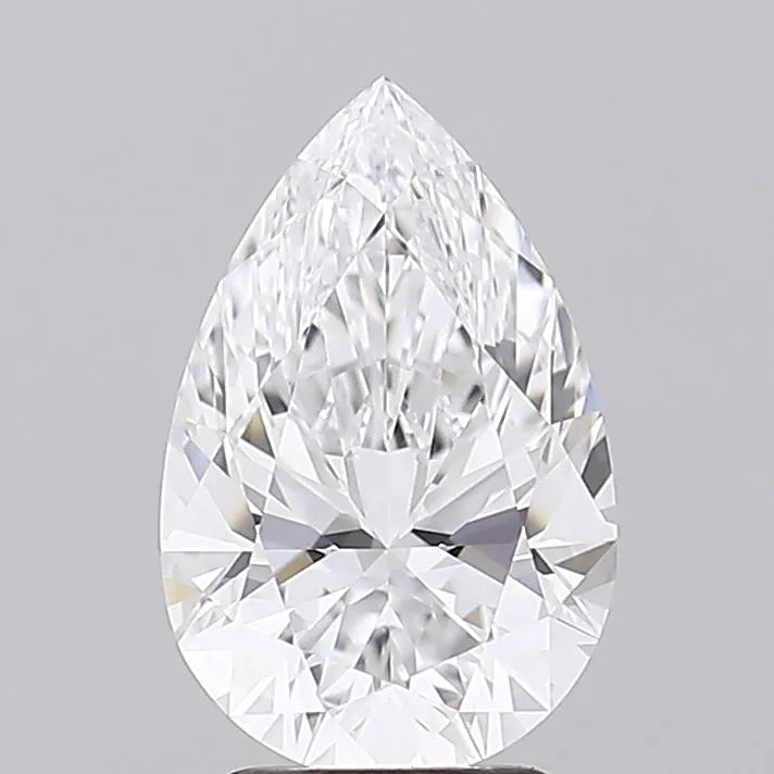 2.04ct Pear Lab Grown Diamond (Colour D, Clarity VVS1, IGI Certified)