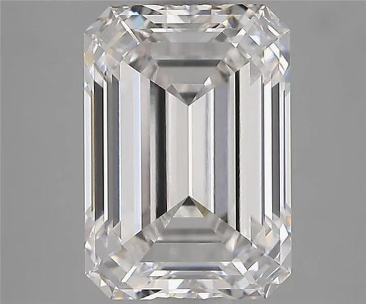 3.03ct Emerald Lab Grown Diamond (Colour D, Clarity IF, IGI Certified)