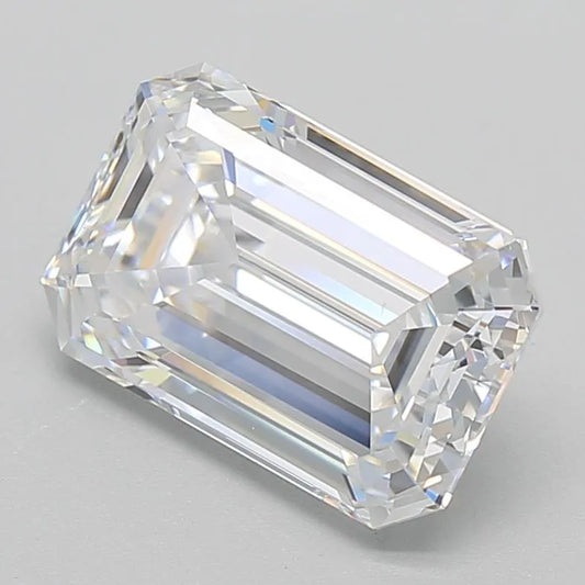 3.05ct Emerald Lab Grown Diamond (Colour D, Clarity FL, Cut EX, GIA Certified)