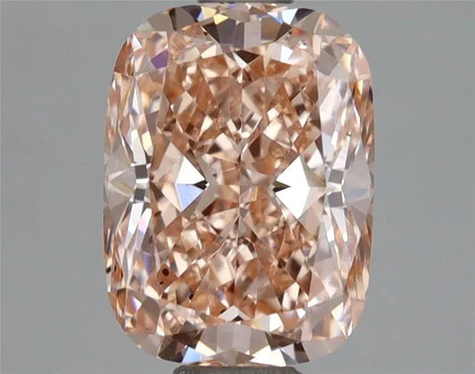 1.51ct Cushion brilliant Lab Grown Diamond (Colour Fancy Intense Pink, Clarity VS2, IGI Certified)