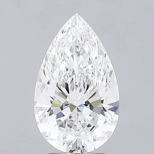 3.88ct Pear Lab Grown Diamond (Colour D, Clarity VVS1, GIA Certified)