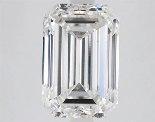 3.00ct Emerald Lab Grown Diamond (Colour F, Clarity VVS2, IGI Certified)