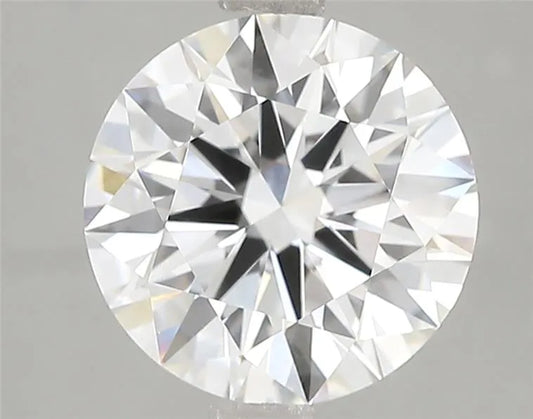 A round, 3.00 carat lab-grown diamond with a D color and VVS2 clarity.