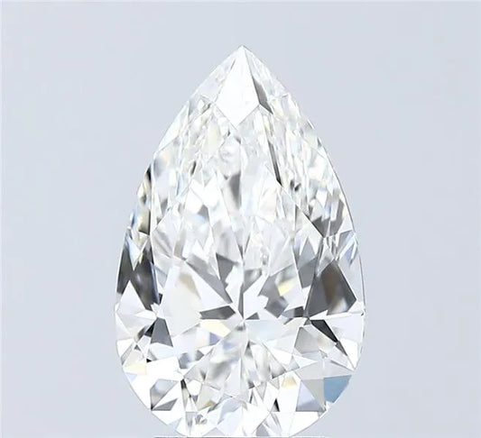 3.01ct Pear Lab Grown Diamond (Colour G, Clarity VVS2, IGI Certified)