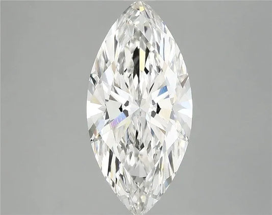 3.02ct Marquise Lab Grown Diamond (Colour F, Clarity VVS2, IGI Certified)