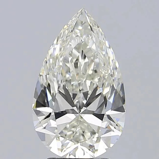 3.02ct Pear Lab Grown Diamond (Colour G, Clarity VVS2, IGI Certified)