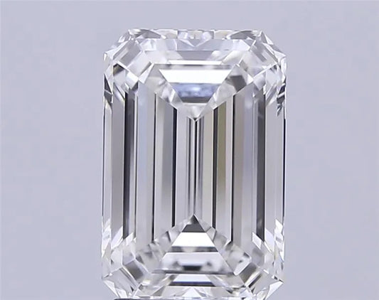 3.05ct Emerald Lab Grown Diamond (Colour F, Clarity VVS2, IGI Certified)