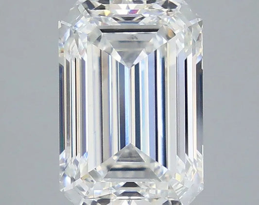 3.05ct Emerald Lab Grown Diamond (Colour F, Clarity VVS2, IGI Certified)