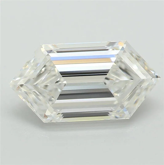 3.07ct Hexagonal Lab Grown Diamond (Colour E, Clarity VS1, IGI Certified)