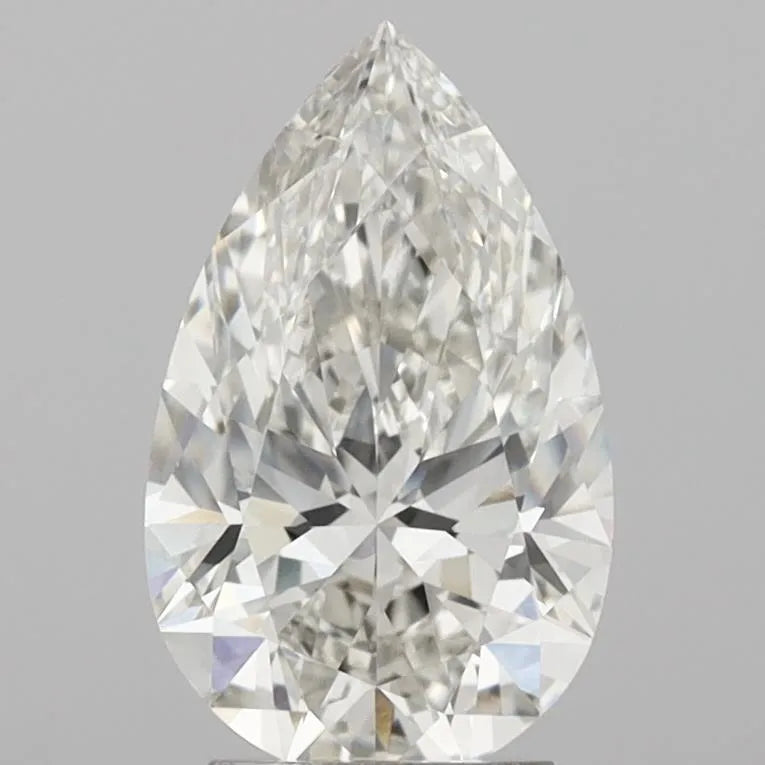 3.08ct Pear Lab Grown Diamond (Colour G, Clarity VVS2, IGI Certified)