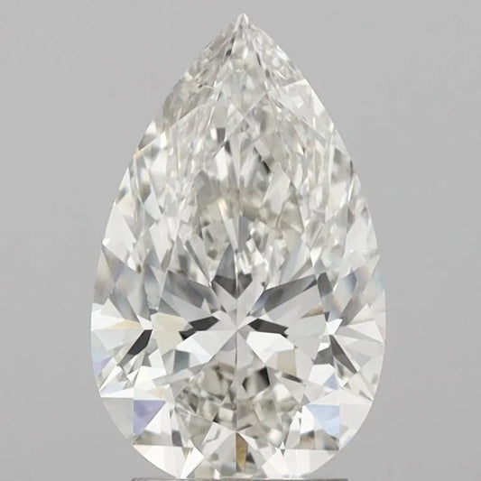 3.08ct Pear Lab Grown Diamond (Colour G, Clarity VVS2, IGI Certified)