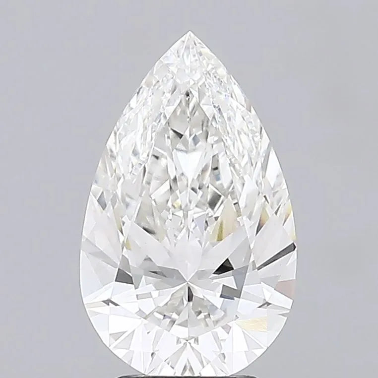 3.08ct Pear Lab Grown Diamond (Colour G, Clarity VVS2, IGI Certified)