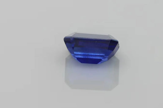 3.48ct Emerald Natural Sapphire (Colour Blue, Clarity Eye Clean, Cut Faceted)