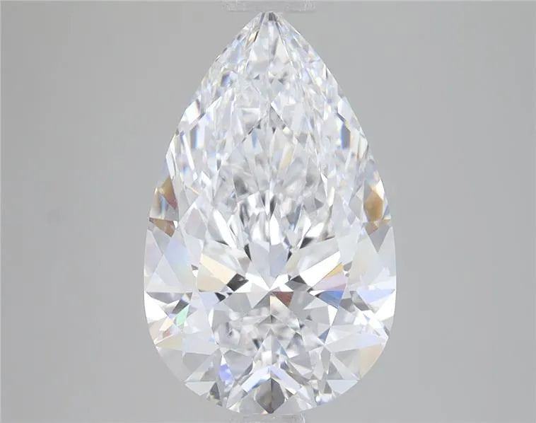 3.54ct Pear Lab Grown Diamond (Colour E, Clarity VVS2, IGI Certified)