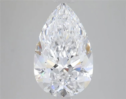 3.54ct Pear Lab Grown Diamond (Colour E, Clarity VVS2, IGI Certified)
