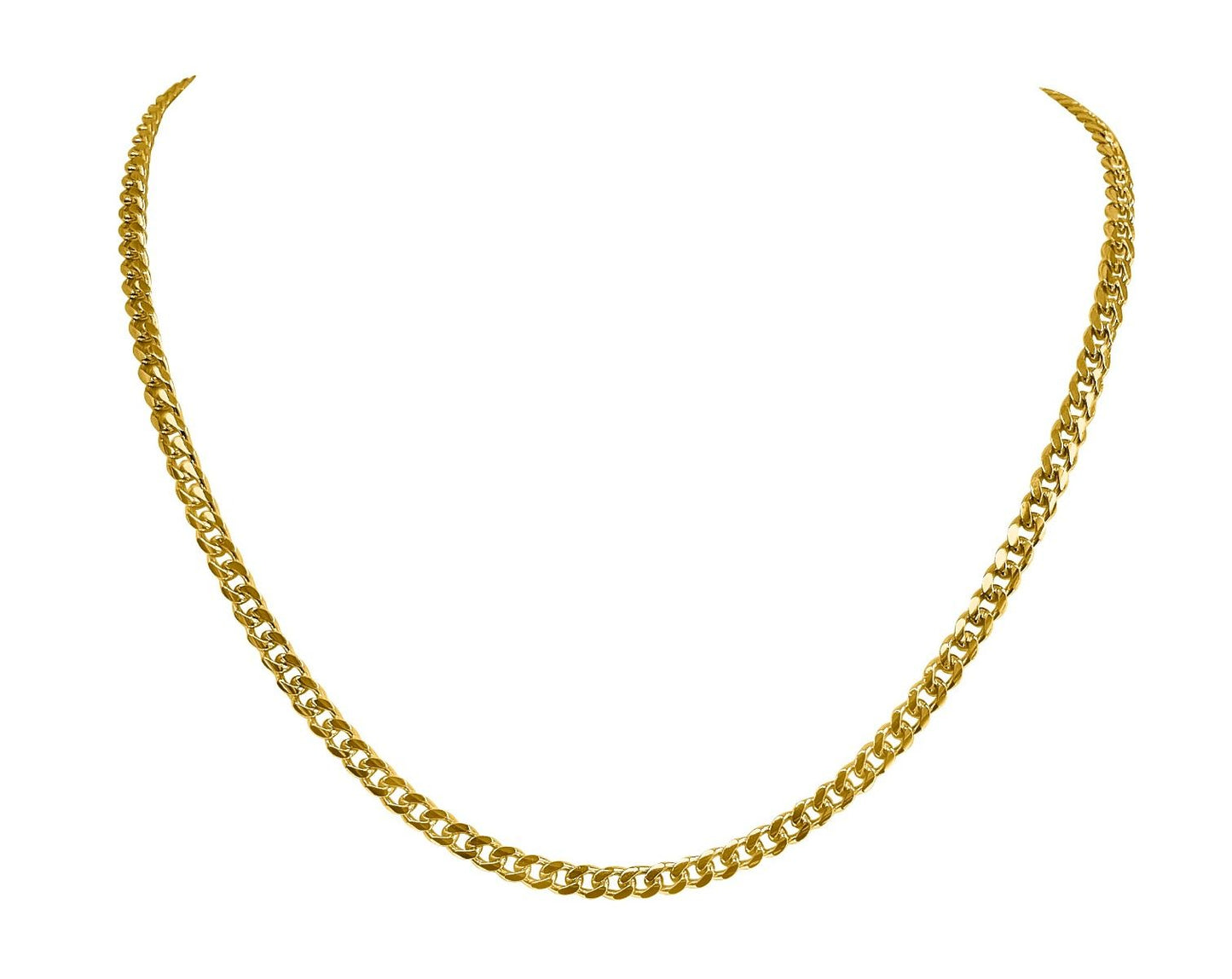 3.5mm Domed Curb Link Chain