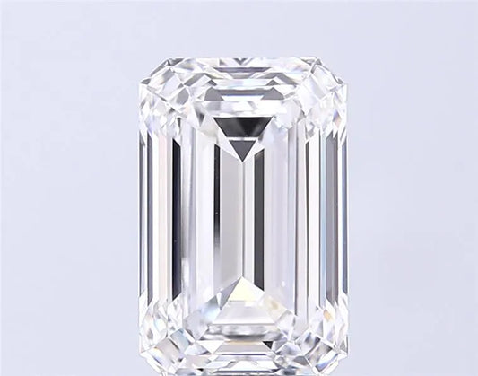 3.60ct Emerald Lab Grown Diamond (Colour D, Clarity VVS2, IGI Certified)