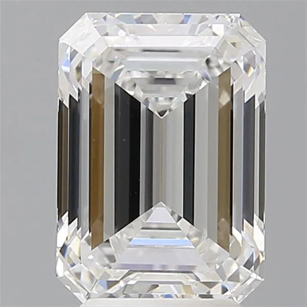 A 3.60 carat D color VVS2 clarity emerald cut lab grown diamond.
