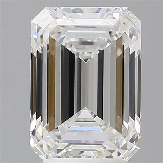 A 3.60 carat D color VVS2 clarity emerald cut lab grown diamond.