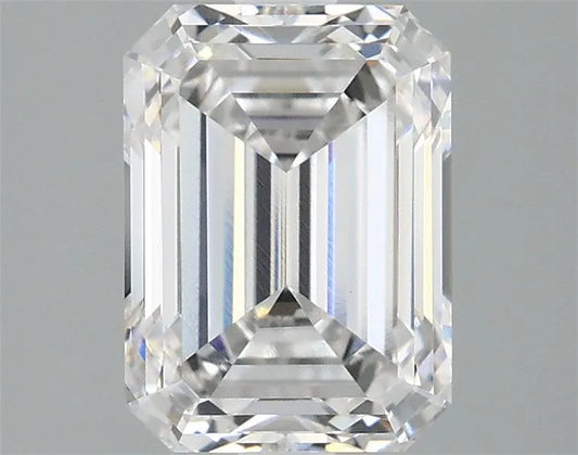 2.52ct Emerald Lab Grown Diamond (Colour F, Clarity VVS2, IGI Certified)