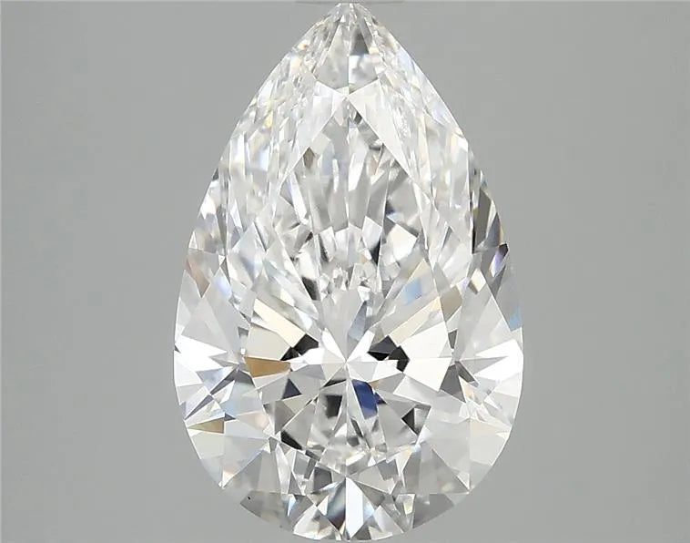 2.96ct Pear Lab Grown Diamond (Colour D, Clarity VVS2, IGI Certified)