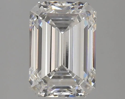 2.69ct Emerald Lab Grown Diamond (Colour E, Clarity VS1, IGI Certified)