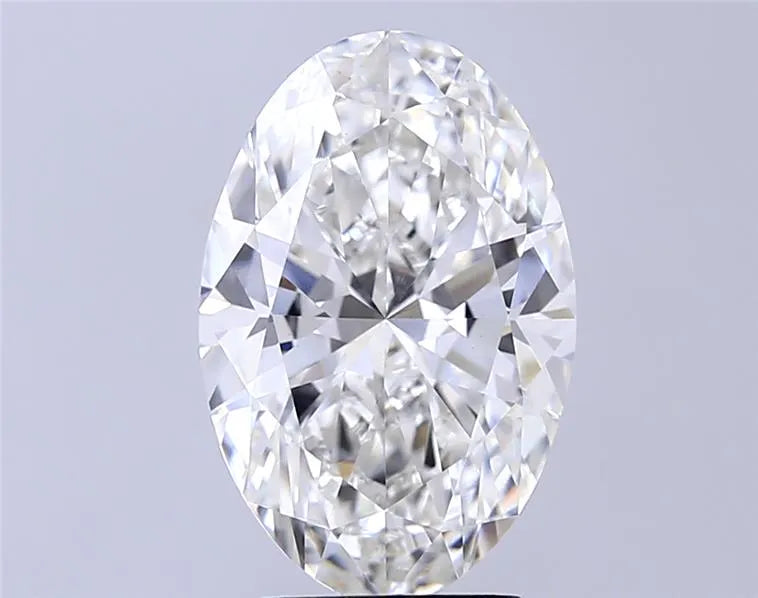 4.01ct Oval Lab Grown Diamond (Colour G, Clarity VVS2, IGI Certified)