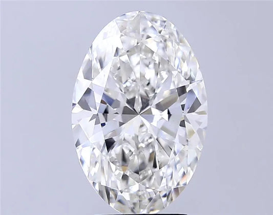 4.01ct Oval Lab Grown Diamond (Colour G, Clarity VVS2, IGI Certified)