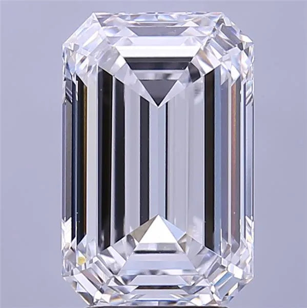 4.05ct Emerald Lab Grown Diamond (Colour D, Clarity VVS2, IGI Certified)