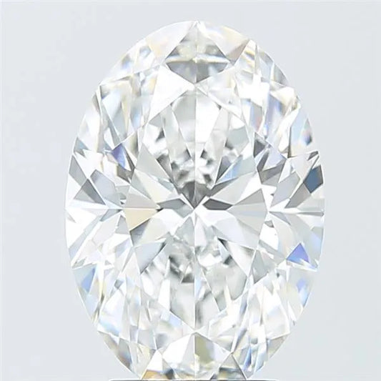4.05ct Oval Lab Grown Diamond (Colour D, Clarity VVS2, IGI Certified)