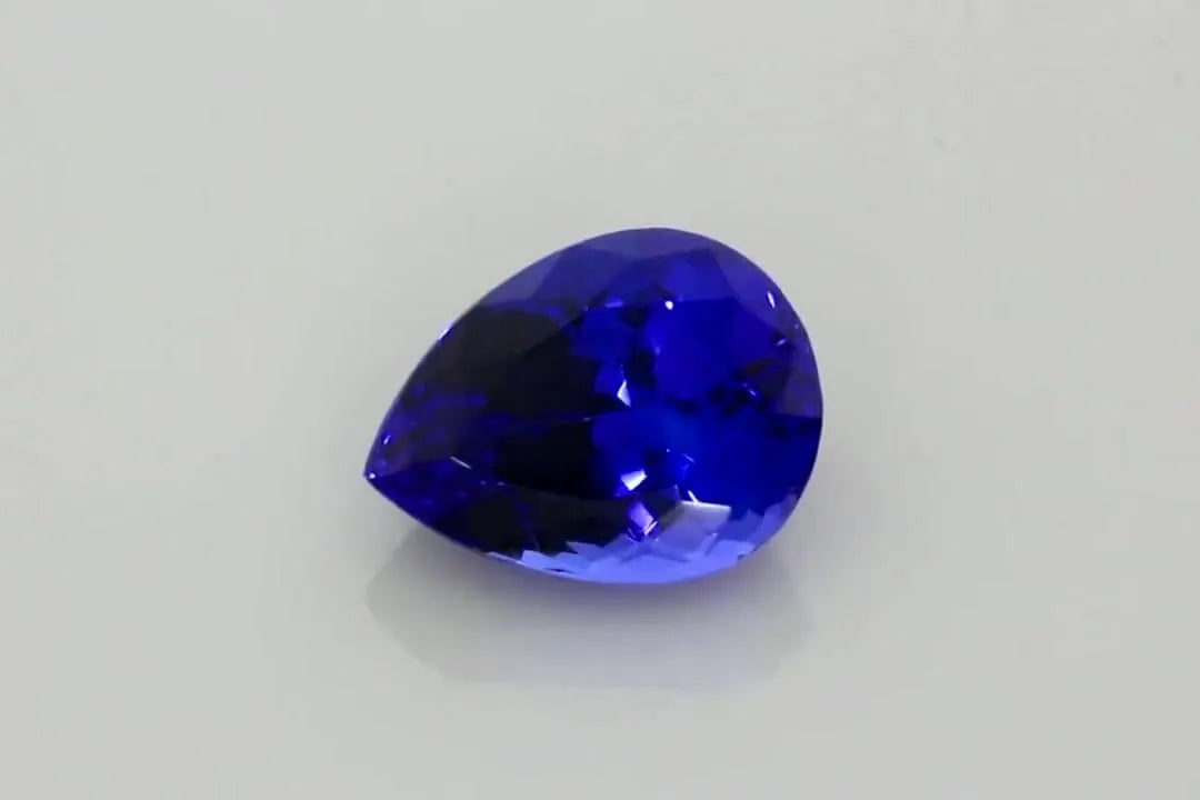 6.08ct Pear Natural Tanzanite (Colour Blue, Clarity Eye Clean, Cut Faceted)