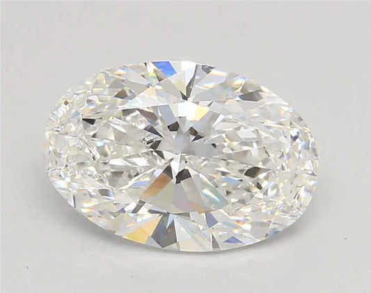 2.54ct Oval Lab Grown Diamond (Colour E, Clarity VVS2, IGI Certified)
