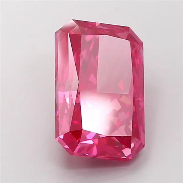 9.54ct Radiant Lab Grown Diamond (Colour Fancy Vivid Pink, Clarity VVS2, IGI Certified)