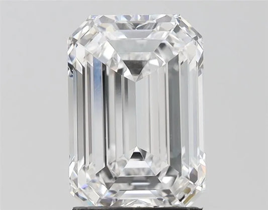 2.51ct Emerald Lab Grown Diamond (Colour E, Clarity VVS1, GIA Certified)
